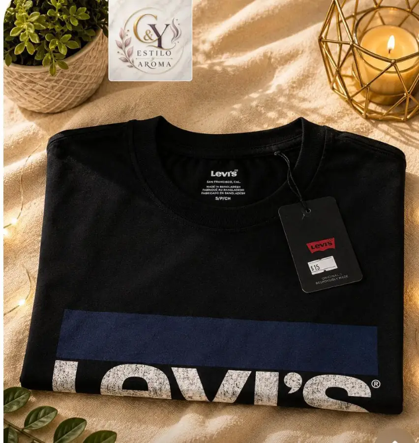 Camiseta Levi's Negra Original