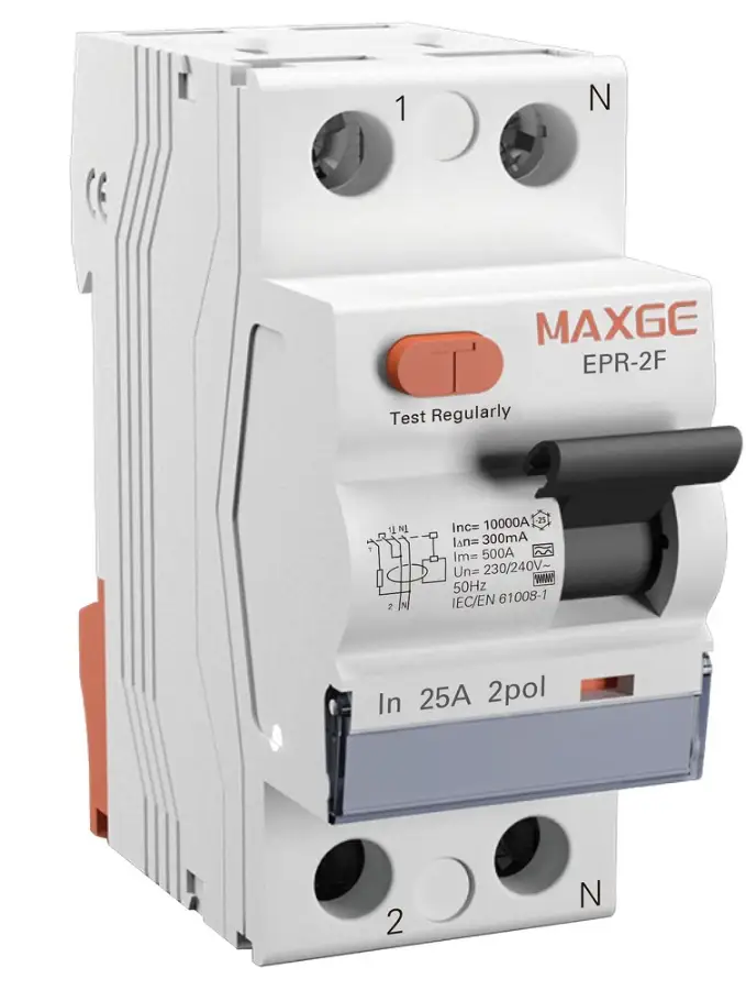 Interruptor Diferencial Eléctrico MAXGE 25A - Salva vidas
