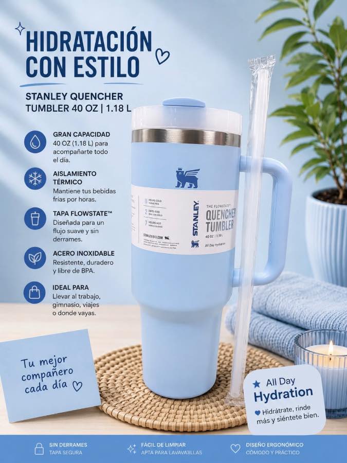 Vaso Térmico Stanley 40oz
