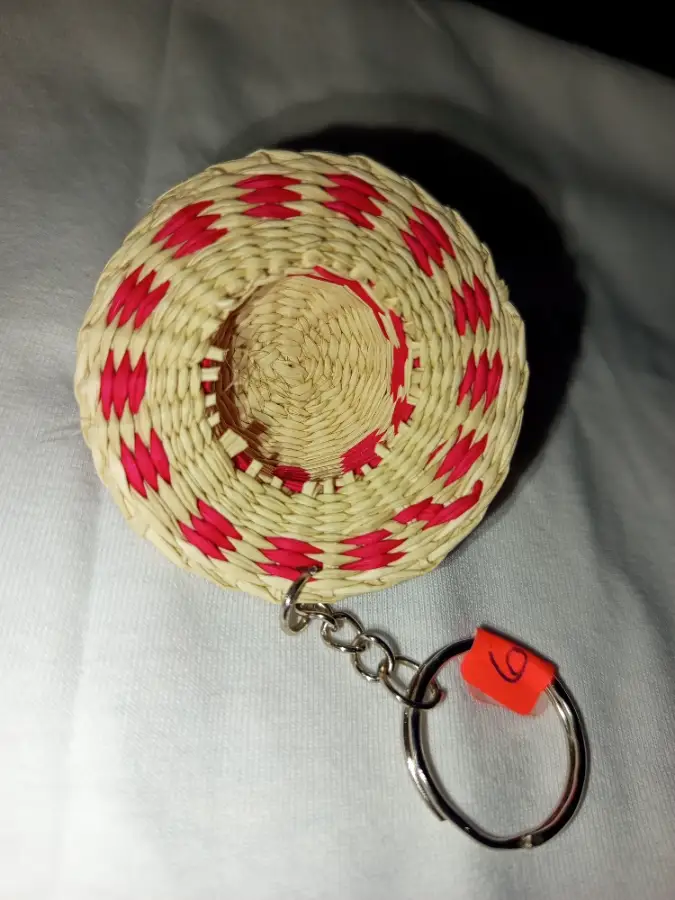 Llavero de Sombrero Artesanal Pequeño